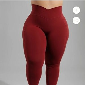 Monarch Legging Vineyard Dark Red